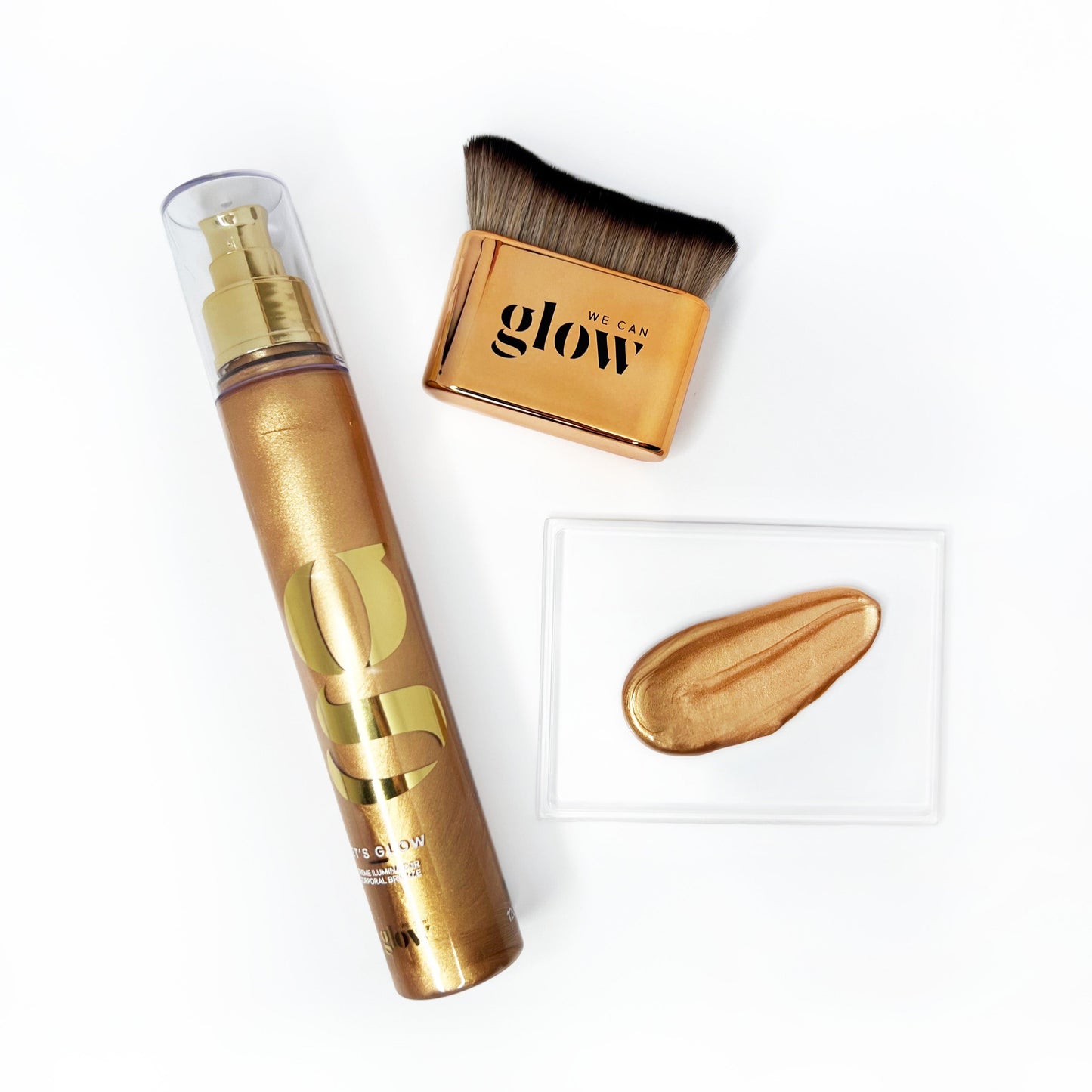 Kit Iluminador Bronze + Pincel Multifuncional